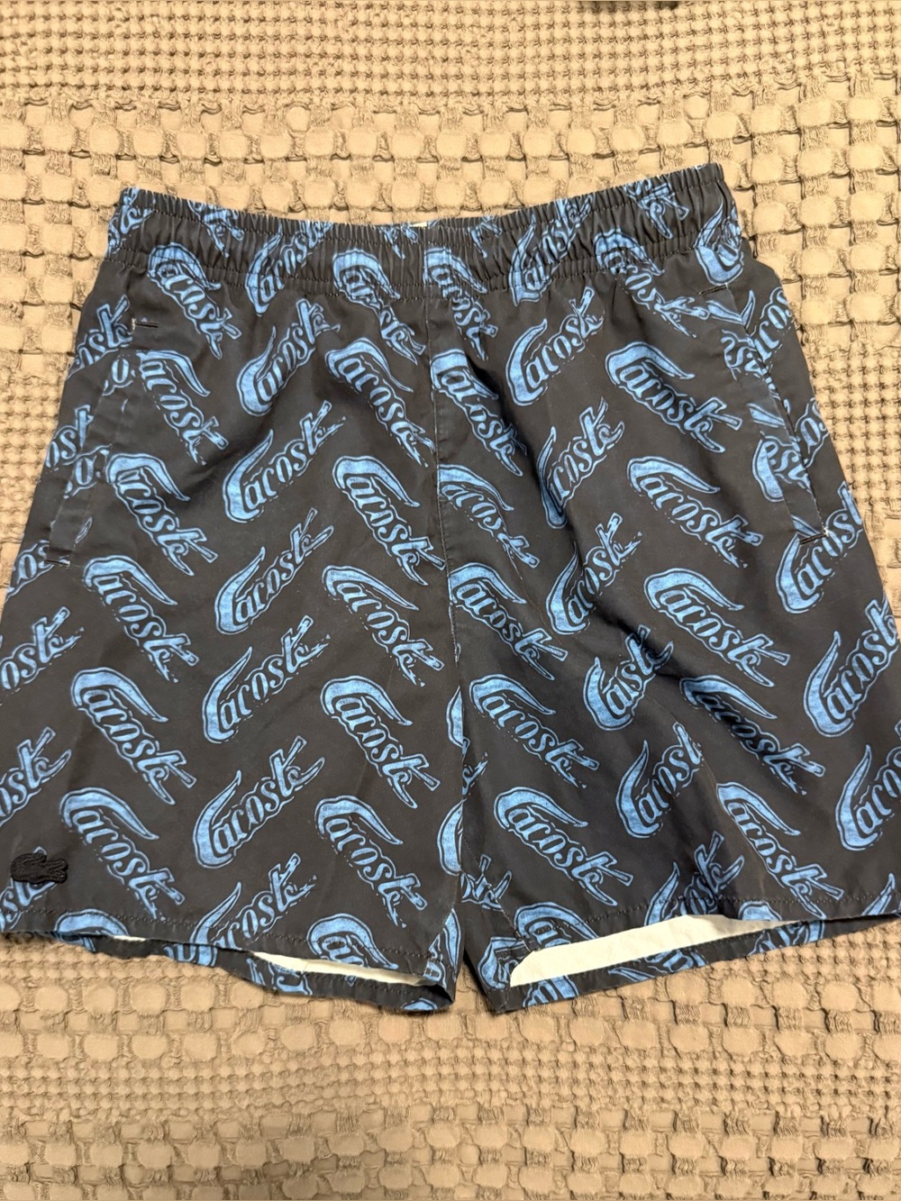 Kid’s Blue Logo Swim Trunks